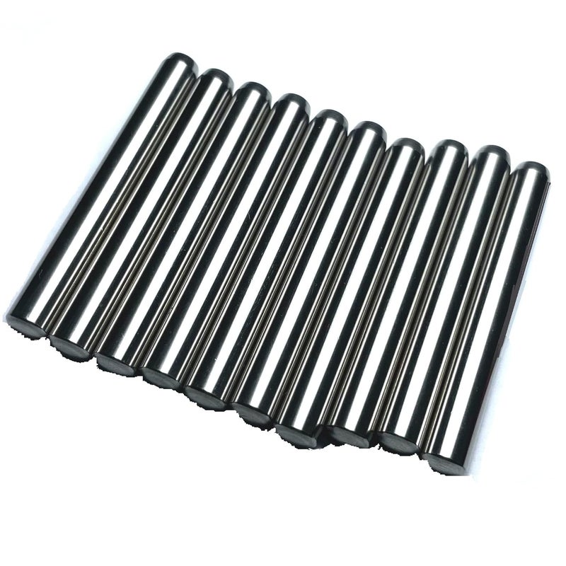 ZDingTech 10PCS 1/4 x 2 Inch Dowel Pins Shelf Pegs 1/4 inch,Bearings Alloy Steel pins Wood Bunk Bed Dowel Pins 1/4 Shelf Pins 1/4 inch Metal pins Fasten Elements for Fixing a Component's Position - Image 3